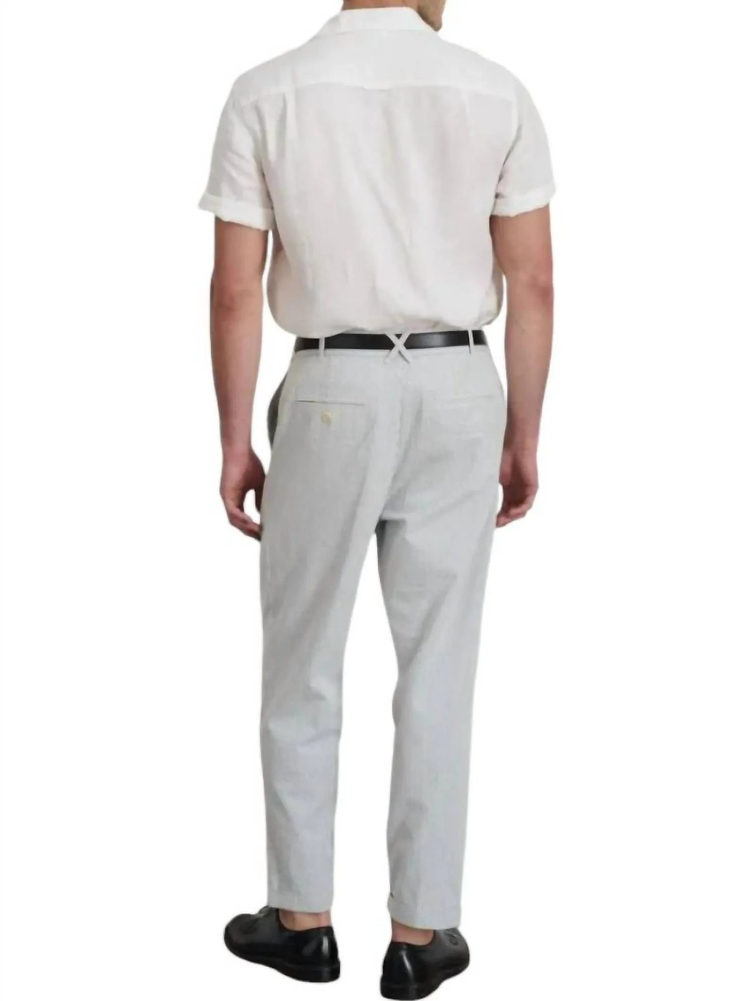 Standard Plisseehose In Seersucker