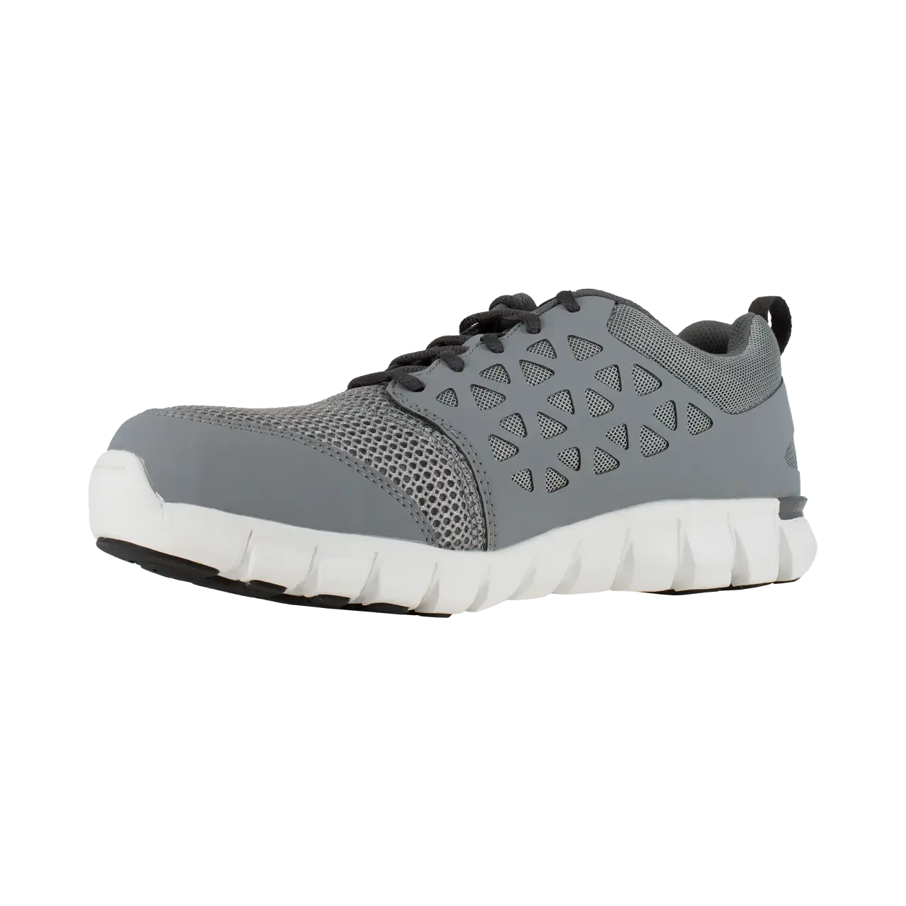Sublite Cushion Alloy-Zehen Sportschuh für die Arbeit Grau
