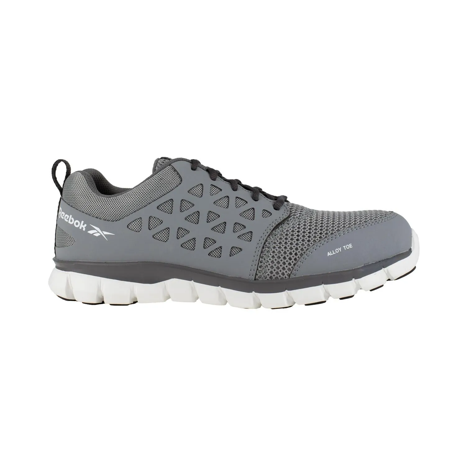 Sublite Cushion Alloy-Zehen Sportschuh für die Arbeit Grau