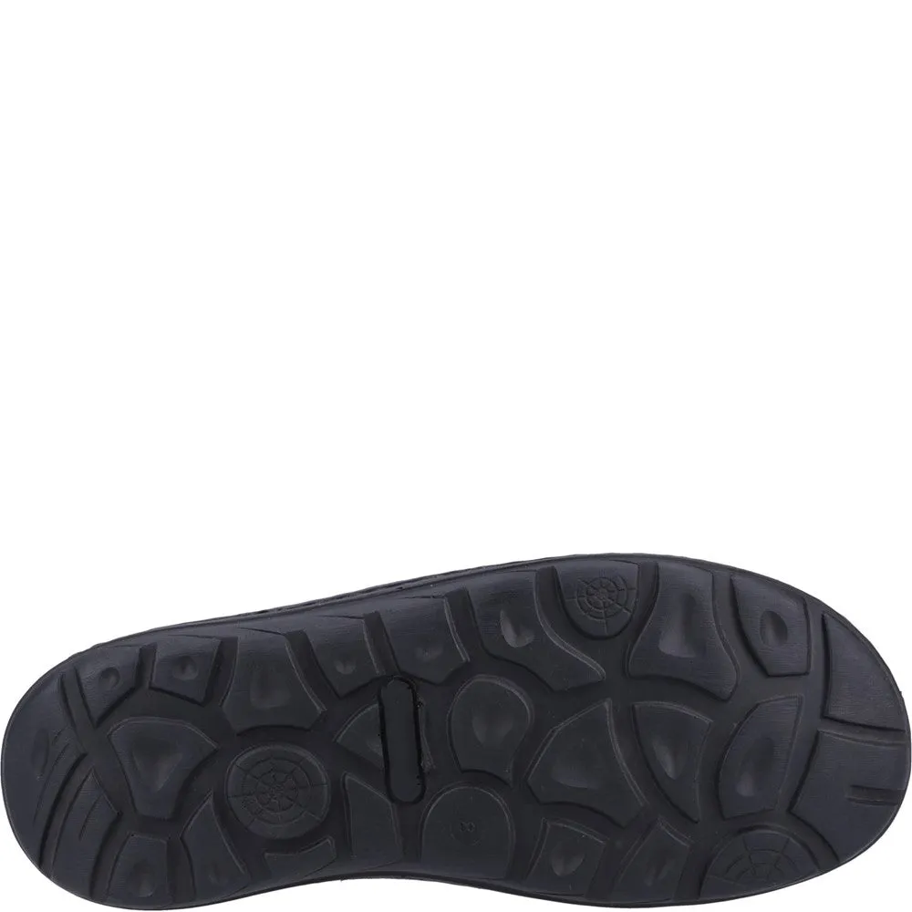 Braune Bogenschnitt Maultier Sandalen