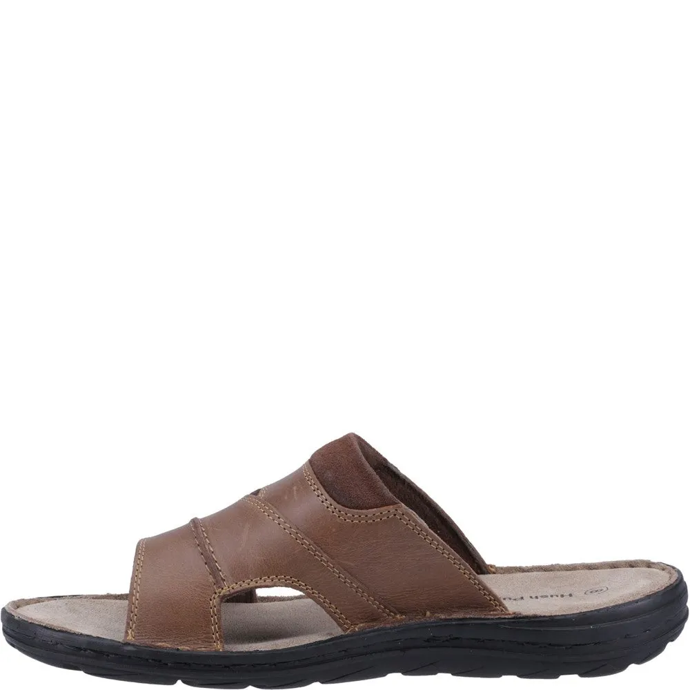 Braune Bogenschnitt Maultier Sandalen