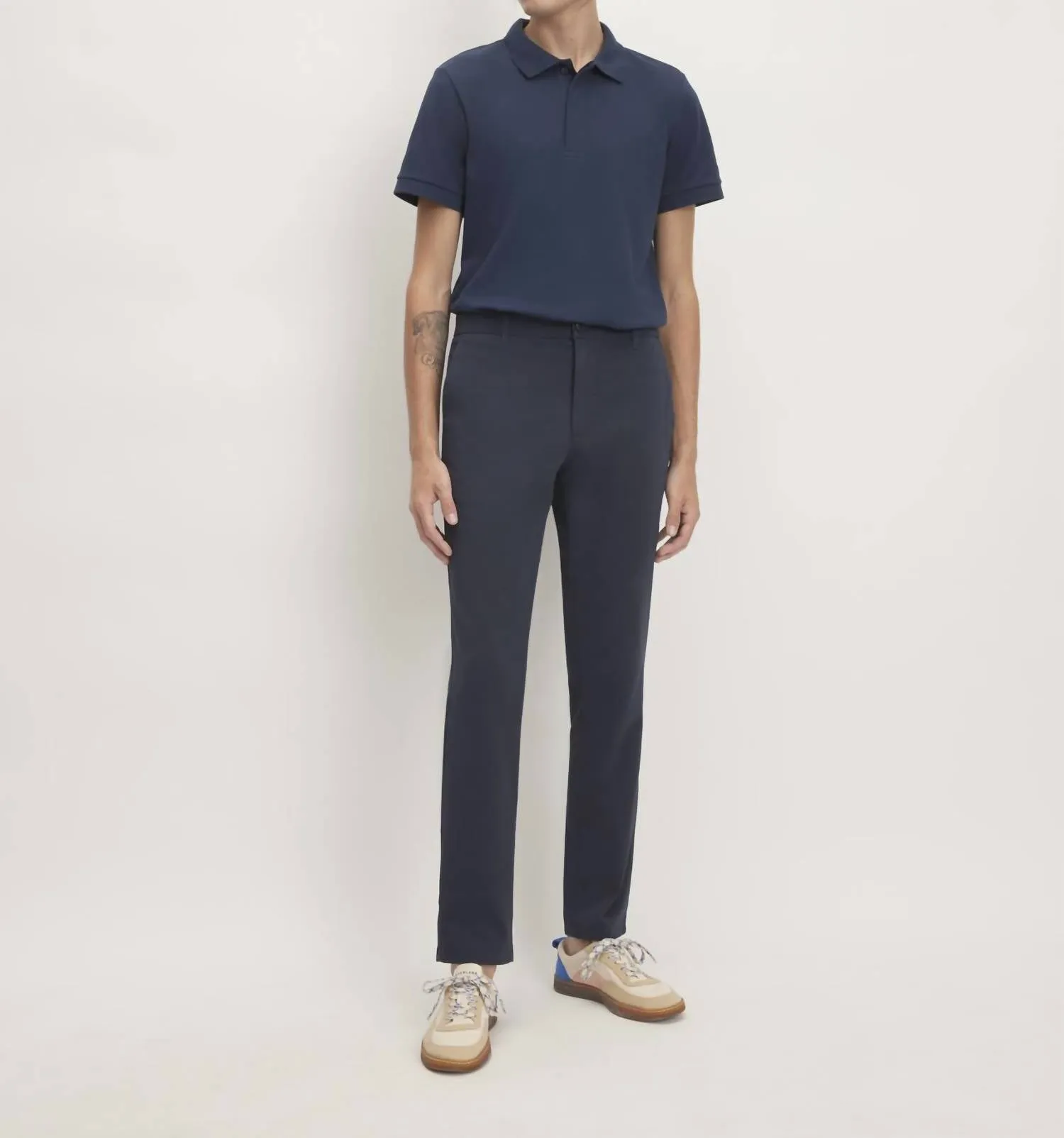 Die Performance Chino Hose In Marineblau