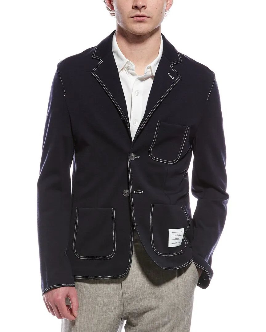 Thom Browne Wollmix-Sportjacke