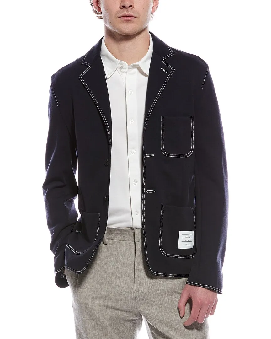 Thom Browne Wollmix-Sportjacke