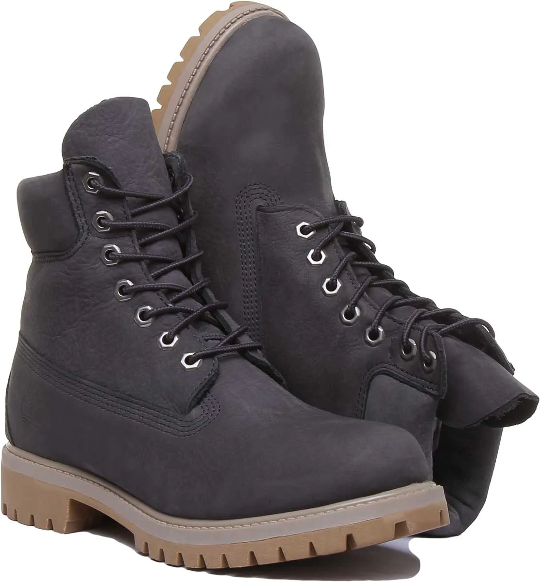 Timberland 6 Zoll wasserdichte Stiefel in dunkelgrau für Herren Schuhe Timberland