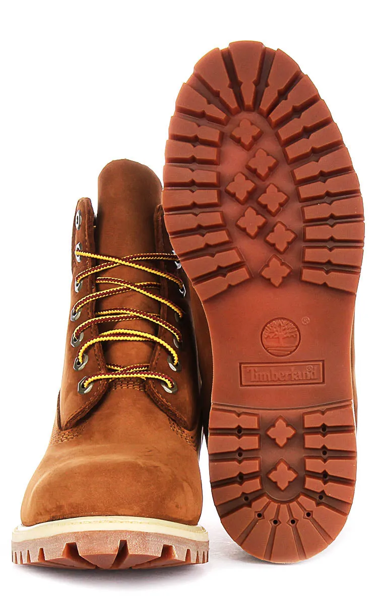 Timberland 72066 6 Zoll wasserdichte Stiefel in Rost für Herren Schuhe Timberland