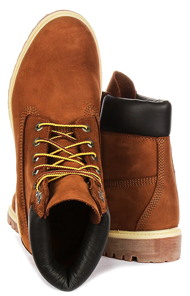 Timberland 72066 6 Zoll wasserdichte Stiefel in Rost für Herren Schuhe Timberland