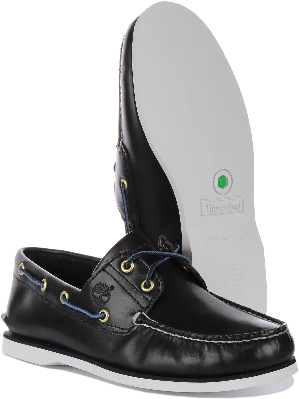 Timberland A5Qu8 2-Ösen-Bootsschuhe in Marineblau für Herren Schuhe Timberland