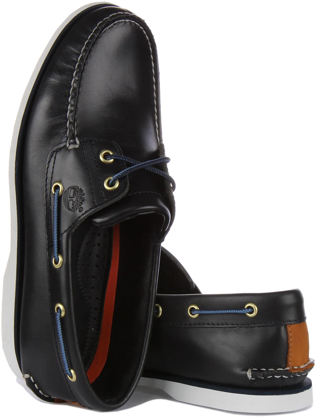 Timberland A5Qu8 2-Ösen-Bootsschuhe in Marineblau für Herren Schuhe Timberland