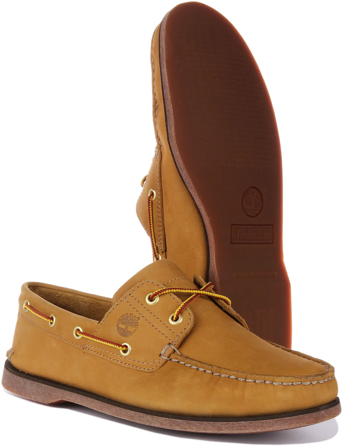 Timberland A5X8W Klassische Bootsschuhe In Weizen Für Herren Schuhe Timberland
