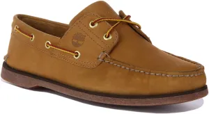 Timberland A5X8W Klassische Bootsschuhe In Weizen Für Herren Schuhe Timberland