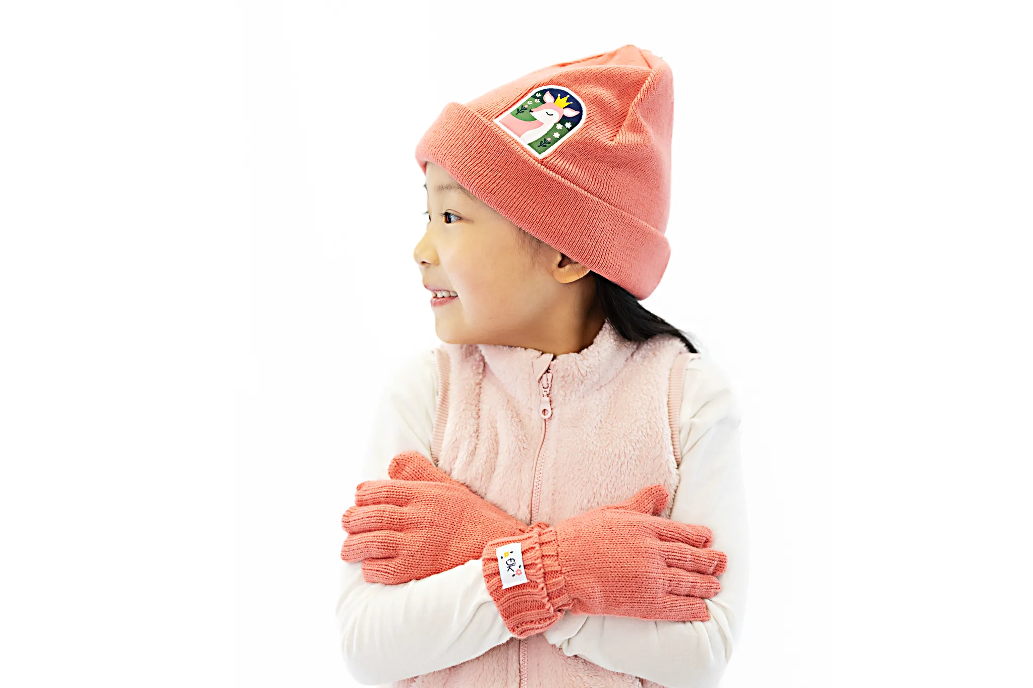 Kinder-Mütze & Handschuh-Set - Hirsch Babykids_Flapjackkids