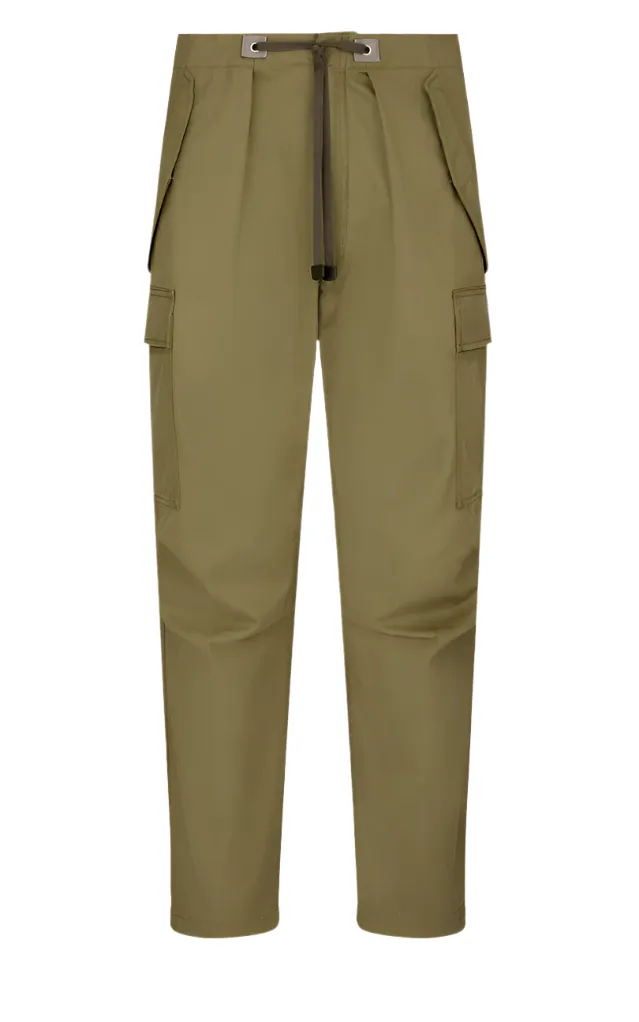 Tom Ford Herren Twill Cargo Sport Hose in Grün