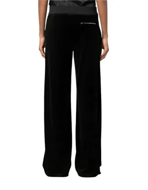 Tom Ford Damen Samt-Hose Mit Reißverschluss In Schwarz
