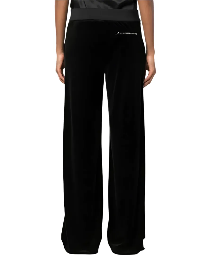 Tom Ford Damen Samt-Hose Mit Reißverschluss In Schwarz