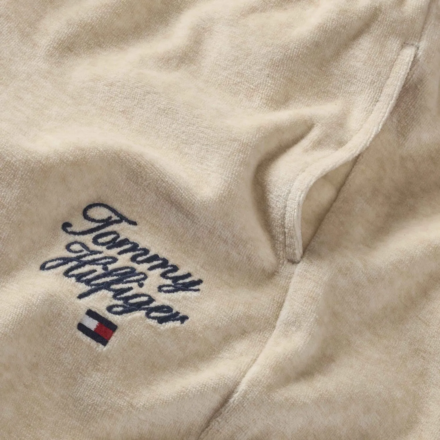 Tommy Hilfiger Melierter Oat Script Velourshose Babykids_Tommy-Hilfiger