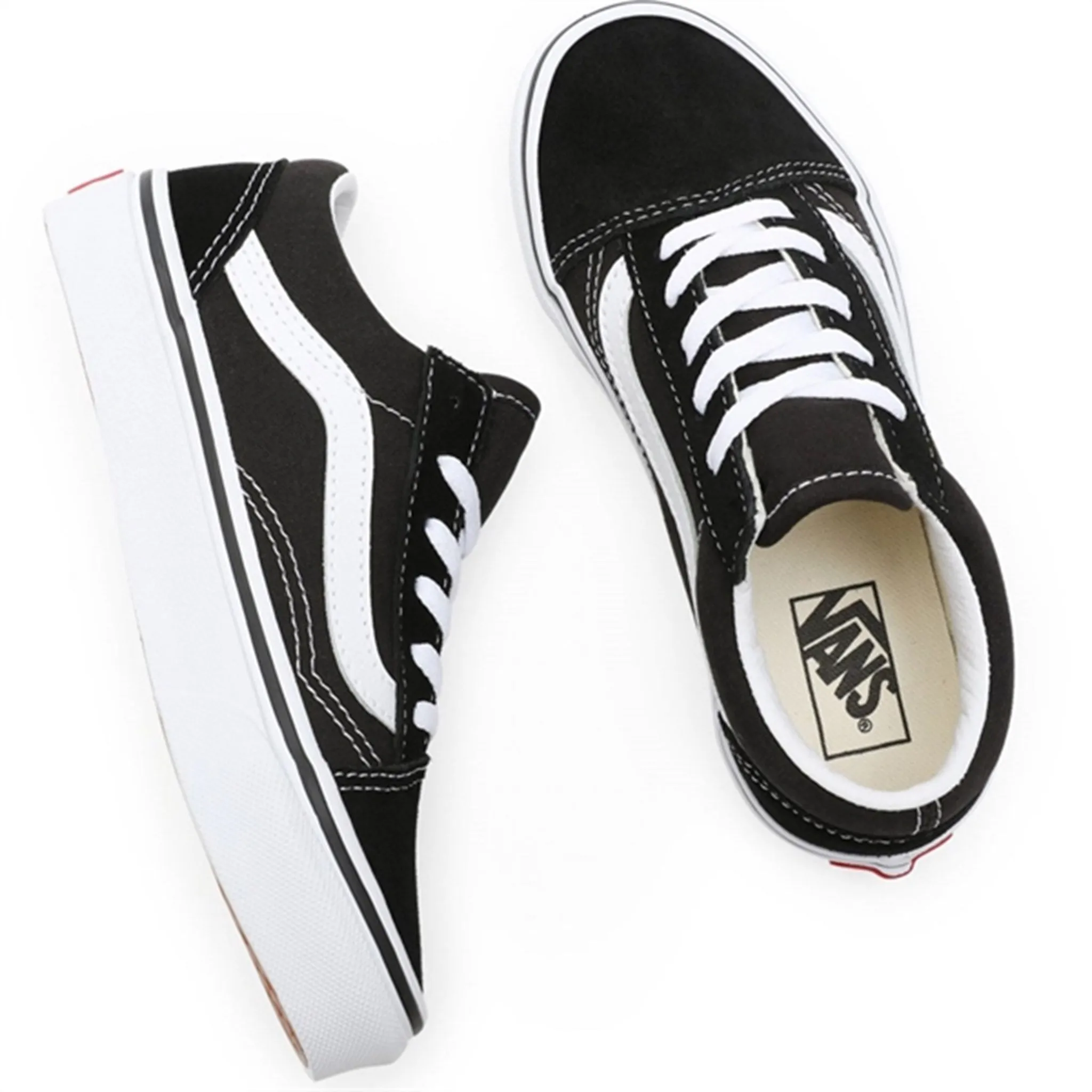 VANS Old Skool Schuhe in Schwarz/Reinweiß