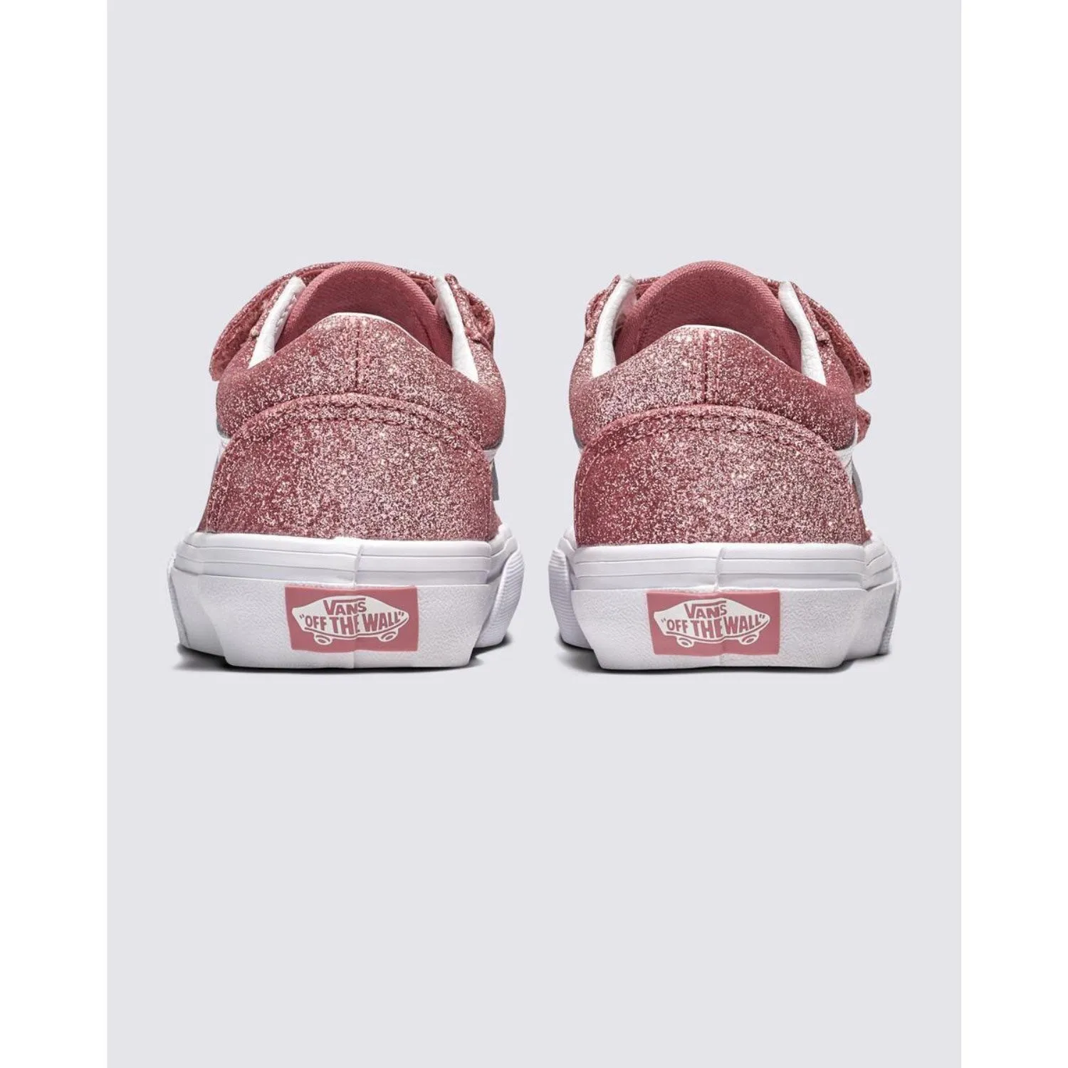 VANS Old Skool V Glitzer in Roségold