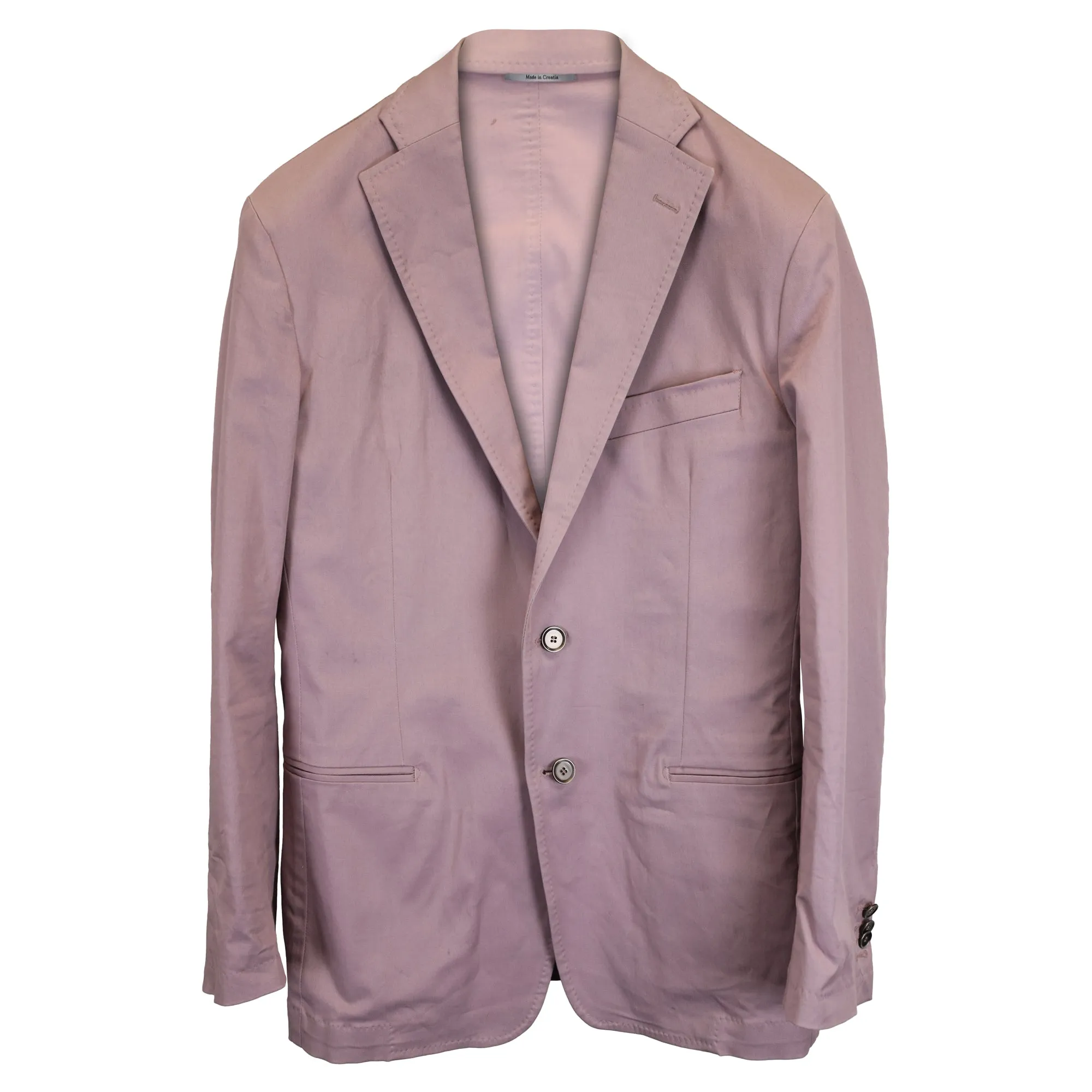 Versace Collection Sportjacke in Rosa Baumwolle