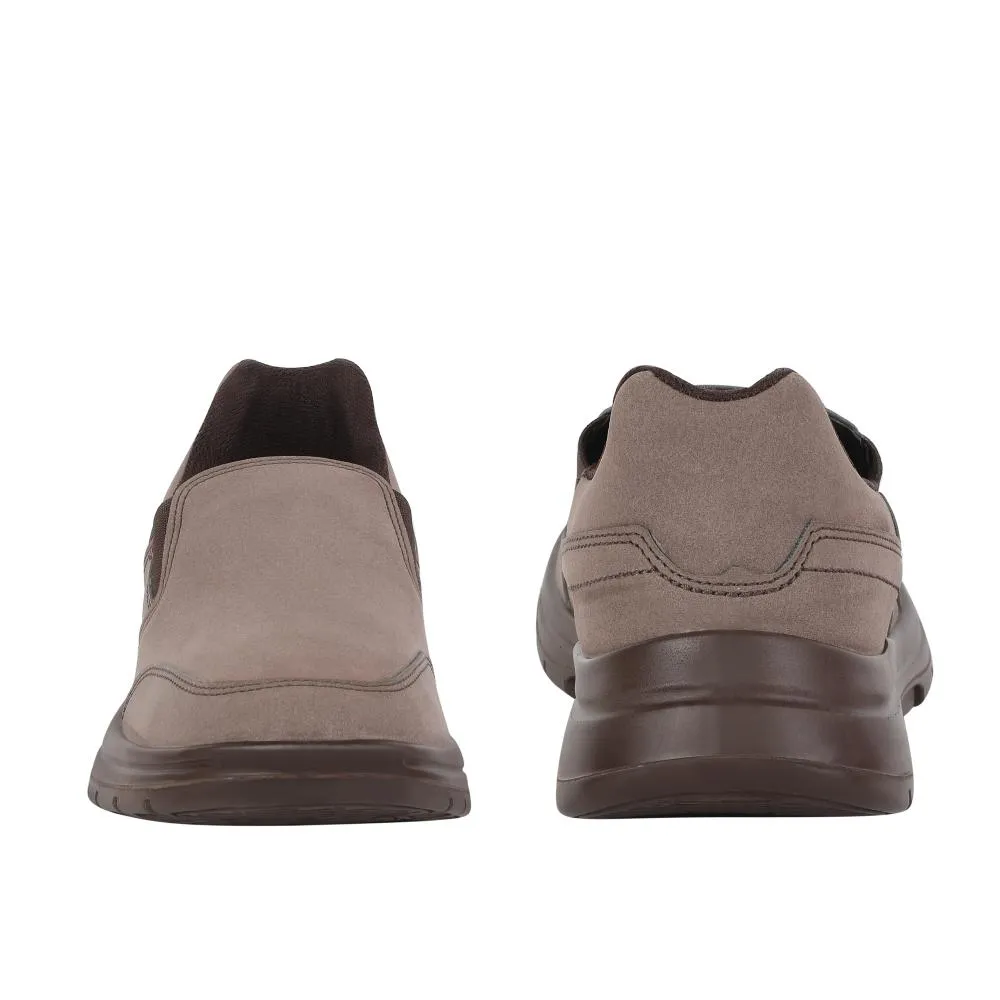 Warrior Brown Schnürsenkellose Freizeitschuhe Für Männer Casual-Walk Von Liberty