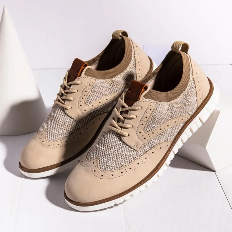 West Louis™ Atmungsaktive Leichte Brogue Herren Freizeitschuhe