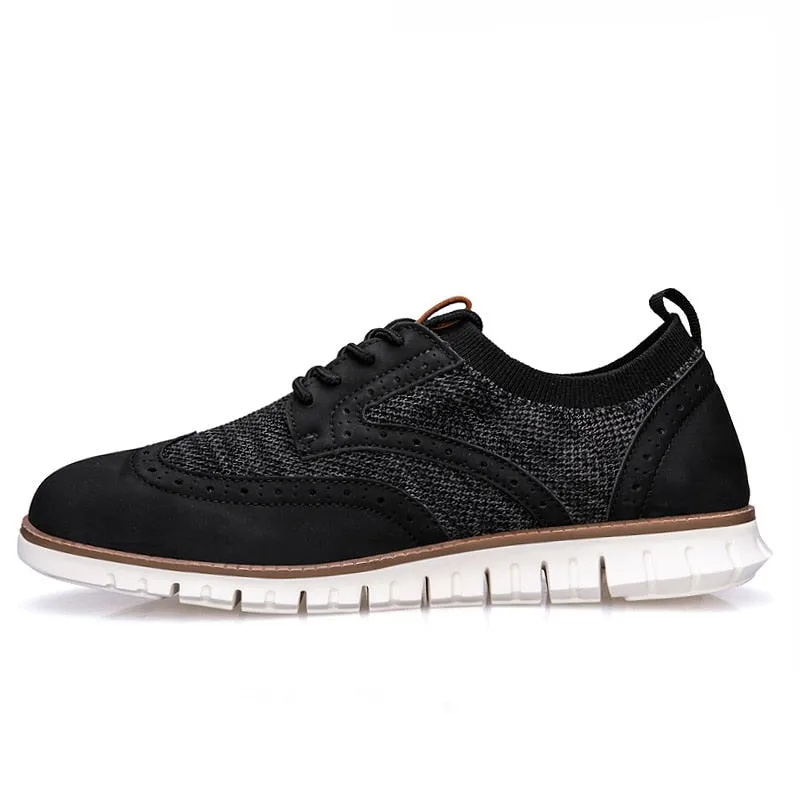 West Louis™ Atmungsaktive Leichte Brogue Herren Freizeitschuhe