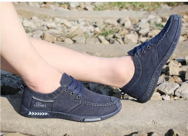 West Louis™ Outdoor Flachschuhe für Herren aus Canvas