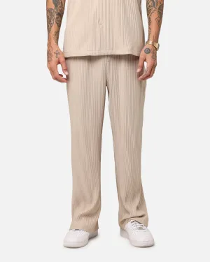 XXIII Plisseehose Beige